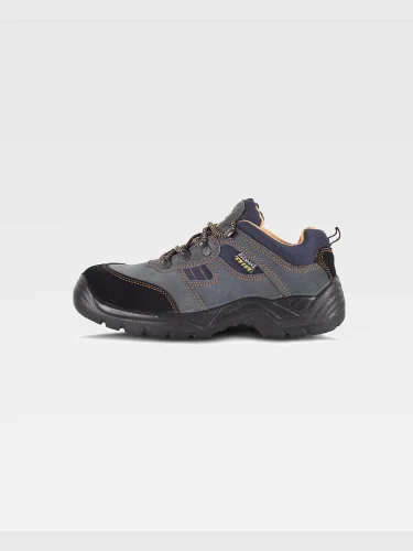 Scarpa trekking S1P SRC in pelle scamosciata nera EN ISO 20345 400g