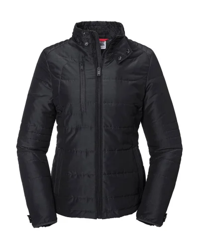 Giacca Cross Donna nera imbottita antivento elegante