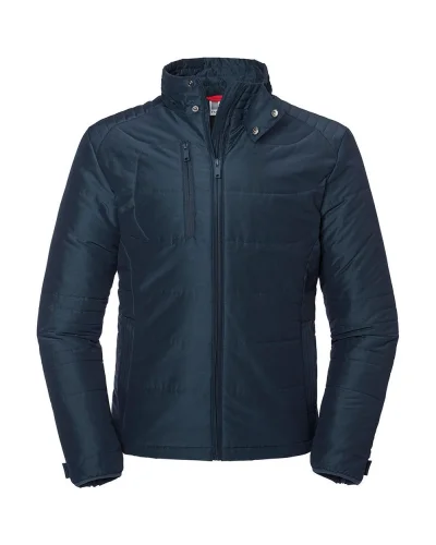 Giacca Uomo Cross 100% Poliestere, Imbottitura Ecologica Dupont French Navy
