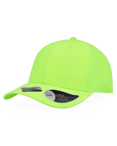 Recy Feel Cappellino 6 Pannelli in Poliestere Riciclato Green Fluo