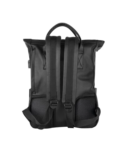 Zaino ecopelle Cavallari 15" USB e tasca laptop