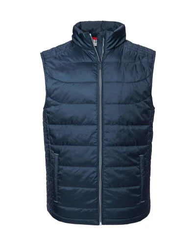 Bodywarmer Uomo Nanotex Dupont Sorona, Gilet Antivento DWR French Navy