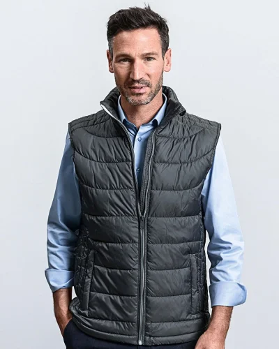 Bodywarmer Uomo Nanotex Dupont Sorona, Gilet Antivento DWR