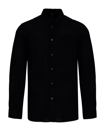Camicia uomo Acme collo coreana manica lunga slim fit