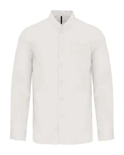Camicia uomo Acme collo coreana manica lunga slim fit