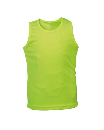 Rimini Boy Canottiera Sportiva Slim Ripstop 100% Poliestere