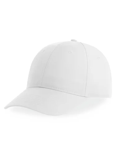 Cappellino baseball Recy 100% poliestere riciclato 6 pannelli White