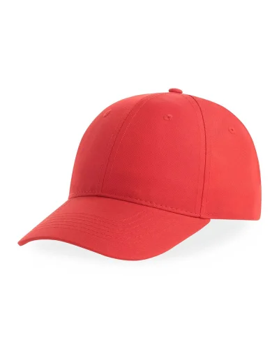 Cappellino baseball Recy 100% poliestere riciclato 6 pannelli Red