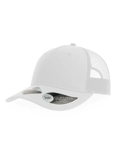 Cappellino trucker Zion 6 pannelli slim in poliestere riciclato Olive / Black