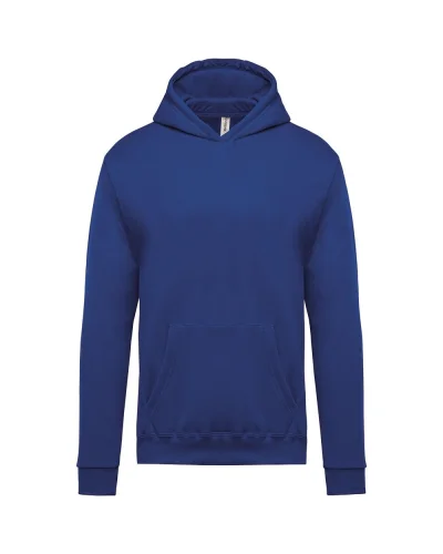 Felpa bambino  cappuccio foderato regular fit