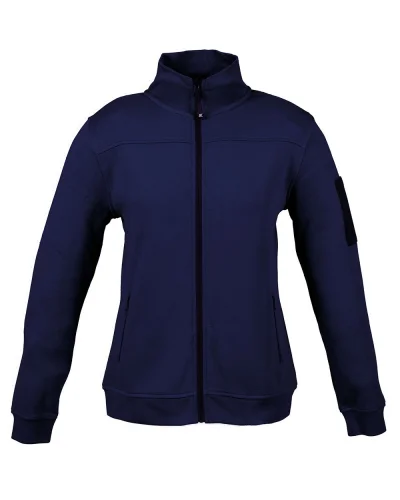 Felpa Giacarta Lady donna, zip lunga regular fit Navy