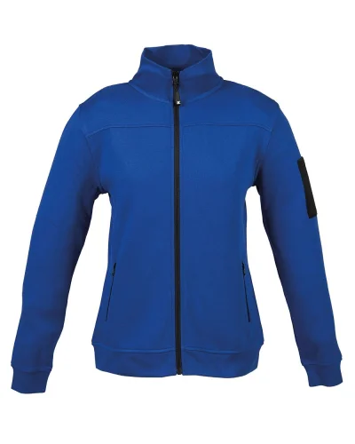 Felpa Giacarta Lady donna, zip lunga regular fit Royal