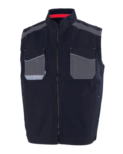 Gilet da lavoro UltraFlex  canvas stretch rifrangente