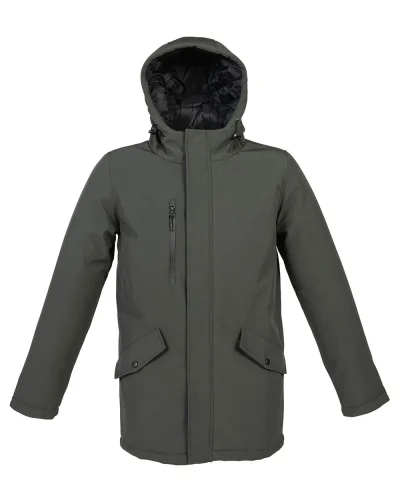 Giubbotto Alaska Man da Uomo, imbottito antivento Army Green