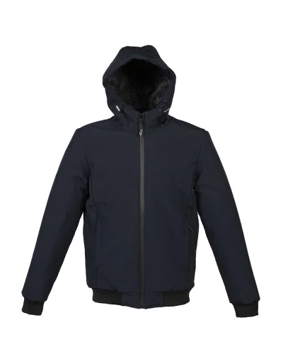 London Heavy Giubbotto impermeabile uomo soft piuma Navy