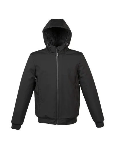 London Heavy Giubbotto impermeabile uomo soft piuma Black