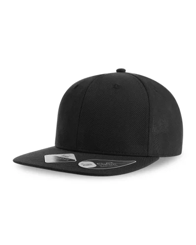 James Cappellino 6 pannelli slim, poliestere riciclato, visiera flat Black