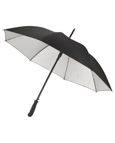 Ombrello automatico  190T, fibra vetro, Ø102 cm, nero