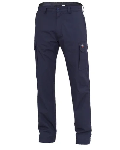 Pantaloni da lavoro Amsterdam Ripstop cotone 100% resistenti Blu