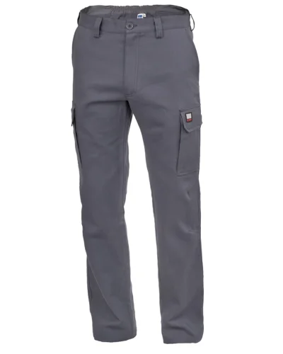Pantaloni da lavoro Amsterdam Ripstop cotone 100% resistenti Grigio