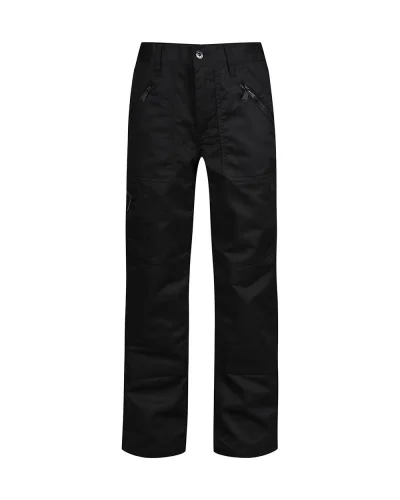 Pantaloni Donna Pro Action Short, Regular, Rinforzati Black