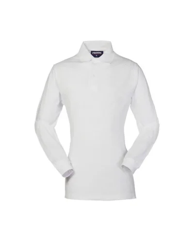 Polo donna Lizard manica lunga cotone piqué