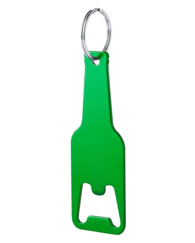 Portachiavi apribottiglia Basel in alluminio, vari colori 14g