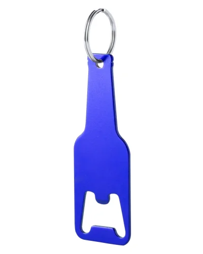Portachiavi apribottiglia Basel in alluminio, vari colori 14g