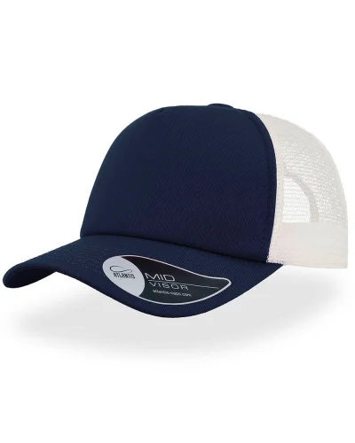 Cappellino Record 5 Pannelli Slim Unisex 100% Cotone Vari Colori Navy