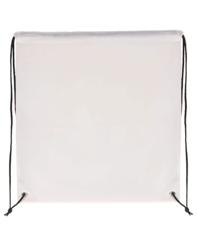 Sacca sportiva in poliestere 210D Bianco