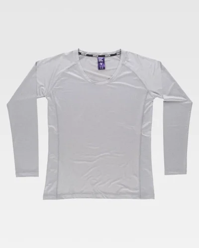 T-shirt Donna Sportiva Raglan Manica Lunga Tecnica