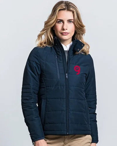 Giacca Cross Donna nera imbottita antivento elegante