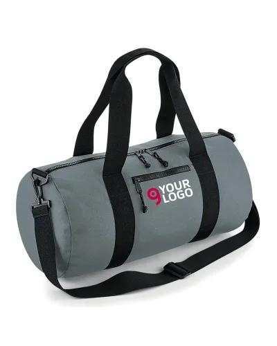 Barrel Bag riciclata 20L 100% poliestere con dettagli rifrangenti