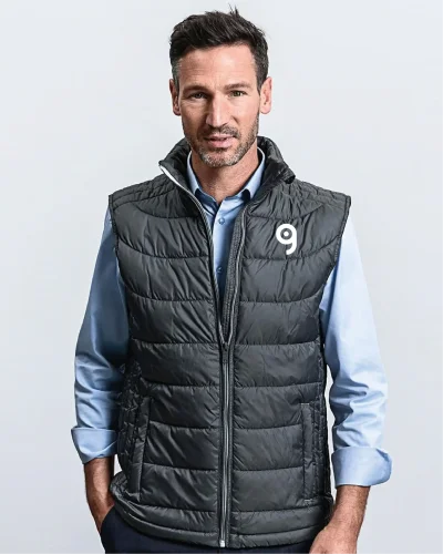 Bodywarmer Uomo Nanotex Dupont Sorona, Gilet Antivento DWR