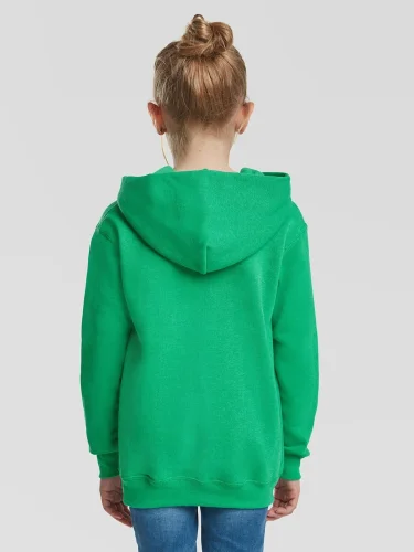 Felpa Bambino Hooded 80% Cotone Regular, Cappuccio, 280 g/m²