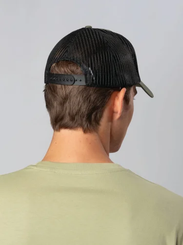 Cappellino Trucker Drummer in cotone, 5 pannelli, visiera curva