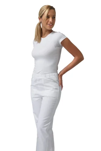 Pantalone con elastico in vita