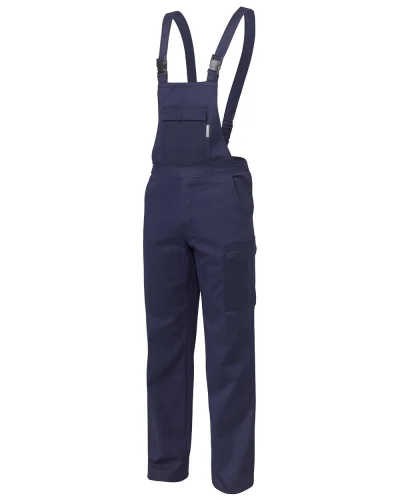 New Extra salopette lavoro cotone regular con tascone Blu