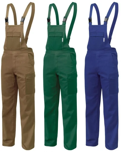 New Extra salopette lavoro cotone regular con tascone