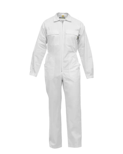 Tuta da lavoro Siggi New Extra in cotone, regular fit Bianco