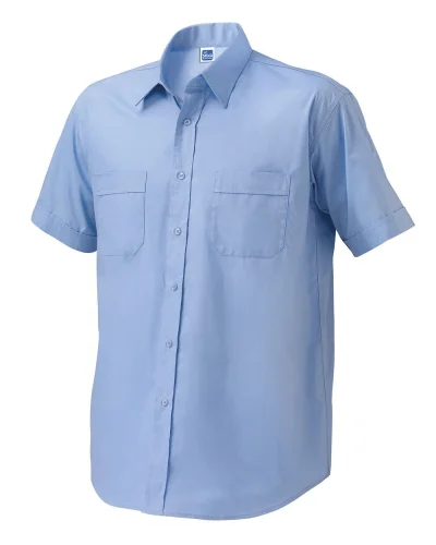Camicia da lavoro King uomo in cotone popeline, manica corta
