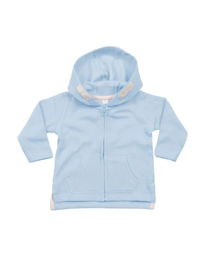 BABY HGM Felpa con Cappuccio Cotone Riciclato Regular 200g