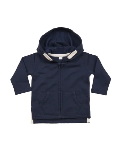 BABY HGM Felpa con Cappuccio Cotone Riciclato Regular 200g Nautical Navy