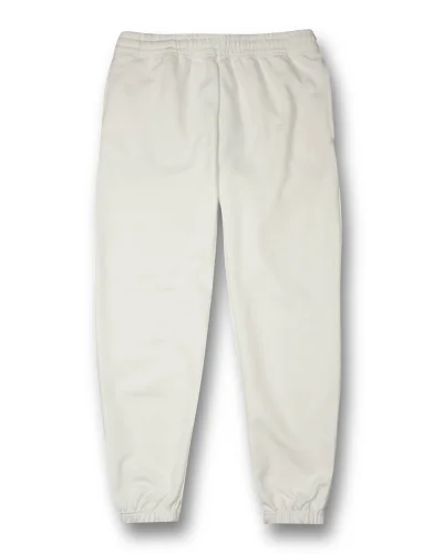 Tommy Urban Fit Pantalone Unisex in Felpa Bianco Panna