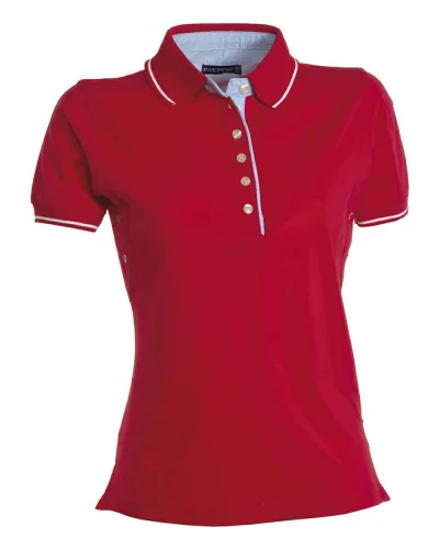 Polo Donna Leeds Cotone Leggero Manica Corta