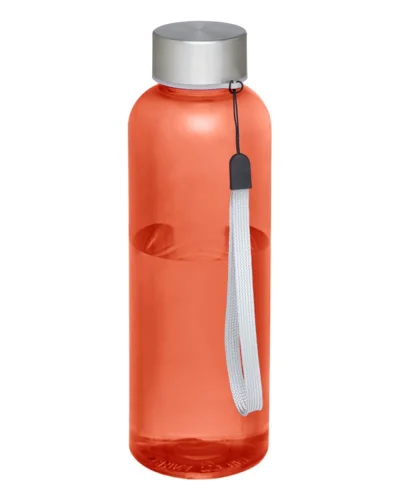Bodhi Borraccia Sportiva 500ml Resistente BPA Free con Cinturino Rosso Trasparente