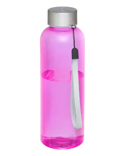 Bodhi Borraccia Sportiva 500ml Resistente BPA Free con Cinturino Rosa / trasparente