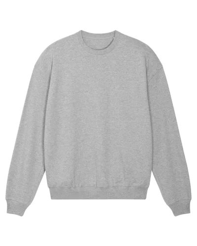 Felpa Ledger Dry uomo dal fit moderno, personalizzabile Heather Grey
