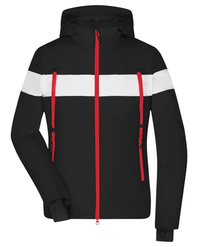 CMP Giacca da Sci Donna Impermeabile Invernale con Cappuccio Black/White