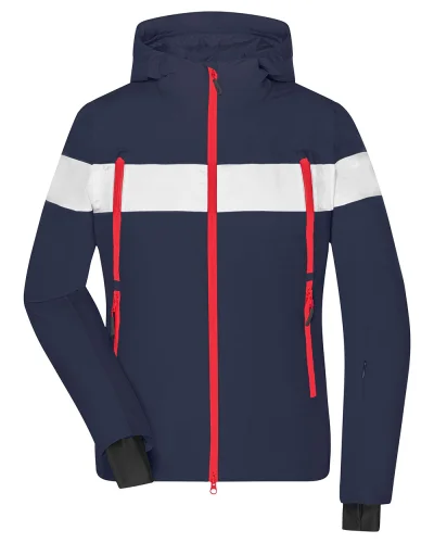 CMP Giacca da Sci Donna Impermeabile Invernale con Cappuccio Navy/White